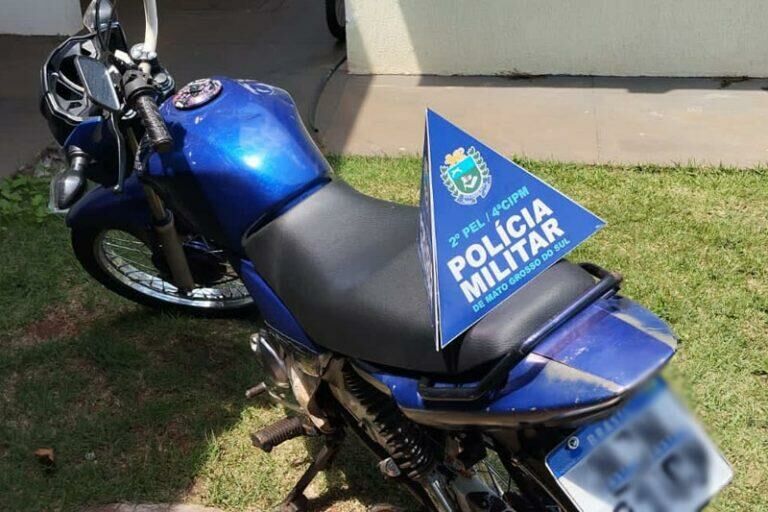 Imagem de compartilhamento para o artigo Adolescentes são flagrados com moto adulterada em Costa Rica da MS Todo dia